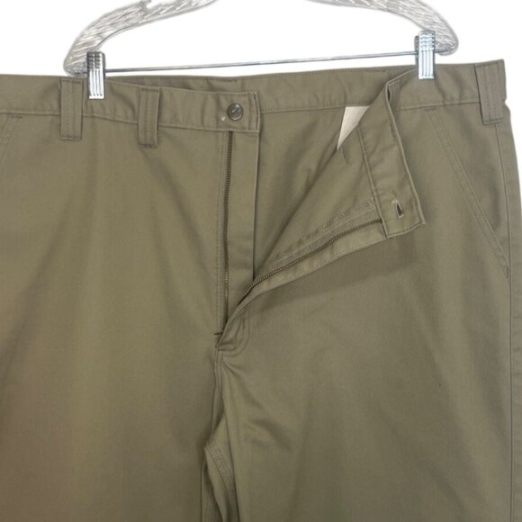 Carhartt Blended Twill Work Pants Mens 48x30 Tan Durable Comfortable - Picture 3 of 6